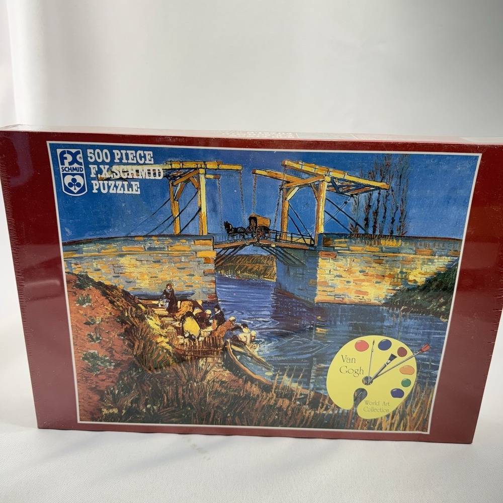 F.X. Schmid Van Gogh The Langlois Bridge 500‎ Piece Puzzle Sealed